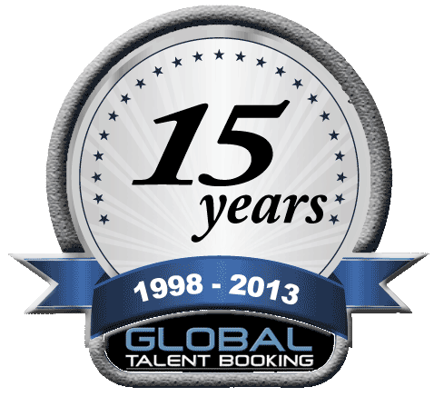 Celebrating 15 years of Global Talent Booking Agency Experience
